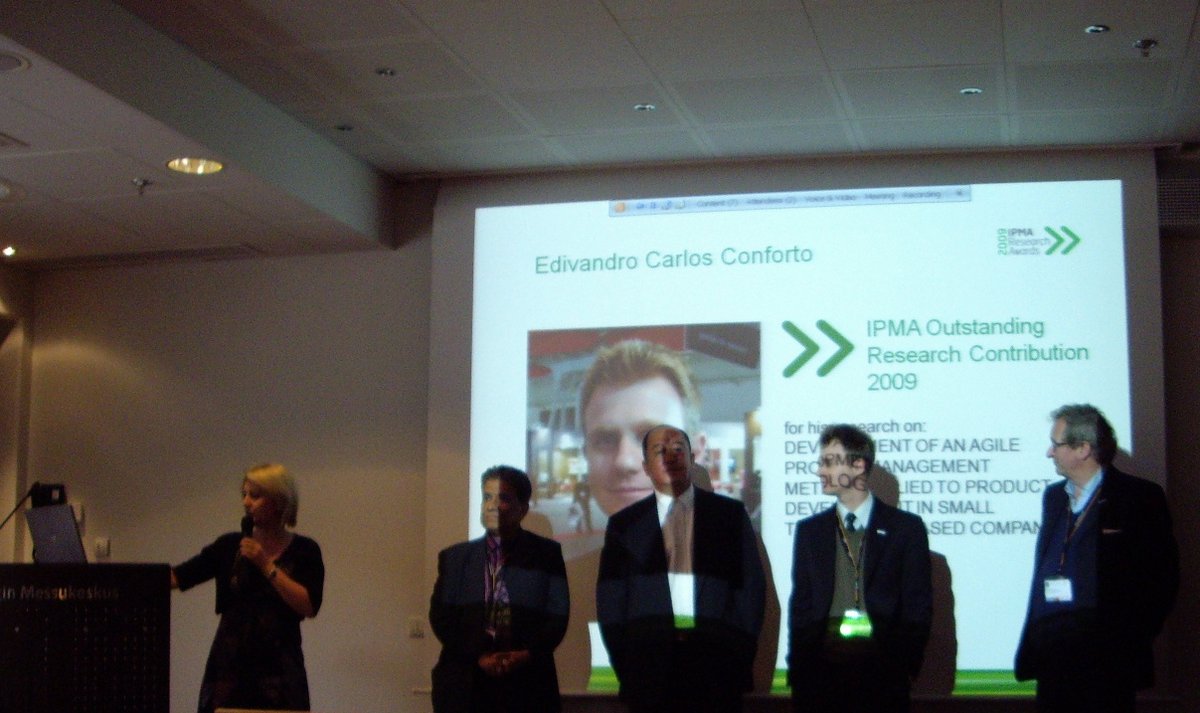 Cerimônia IPMA em Helsinki, Finlândia, 2009