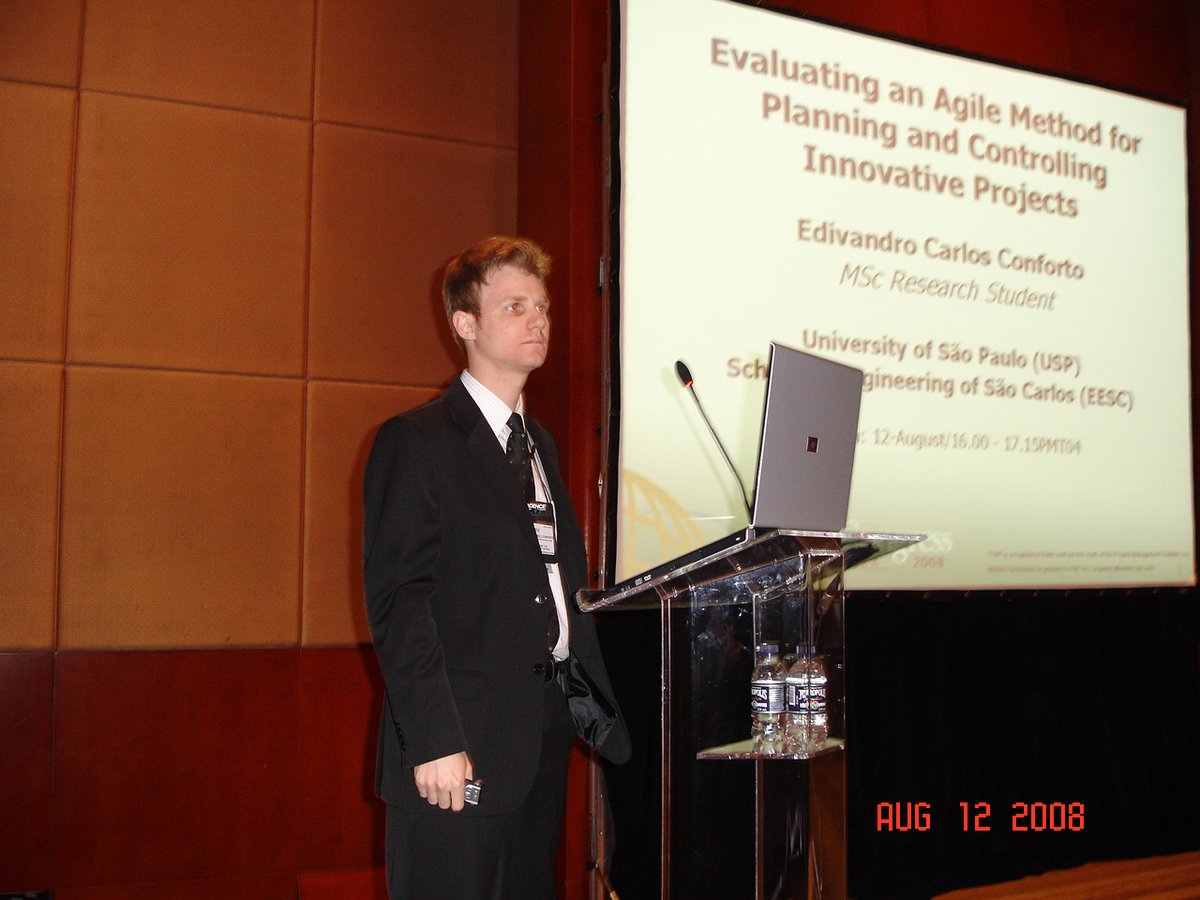 Premiação James R. Snyder do PMIEF, São Paulo, 2008