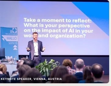 Edivandro Conforto em keynote em Viena, Áustria