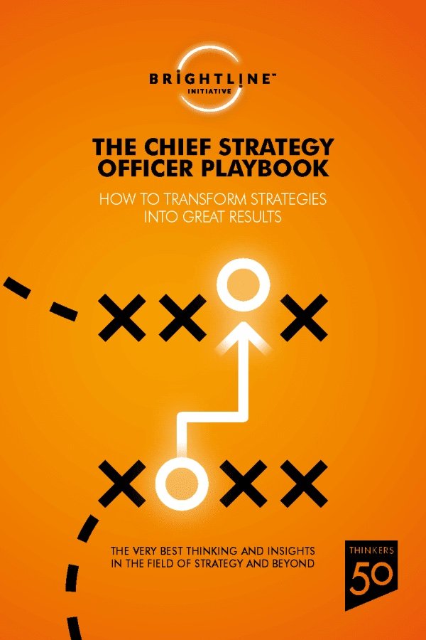 Capa do livro The Chief Strategy Officer Playbook, Brightline e Thinkers50