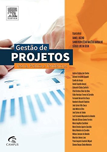 Capa do livro Gestão de Projetos: Teoria, Prática e Tendências, Elsevier Campus